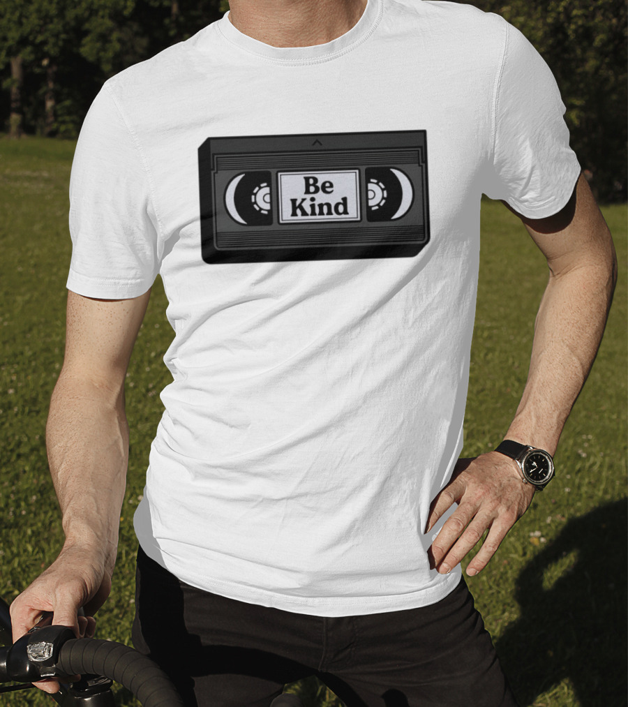 VHS Cassette Tape Be Kind Retro Nostalgia T-Shirt