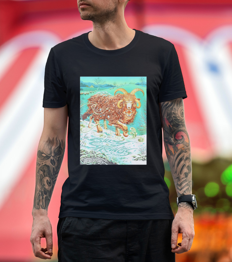 Billy Strings Asheville North Carolina 2026 Sheep Face T-Shirt