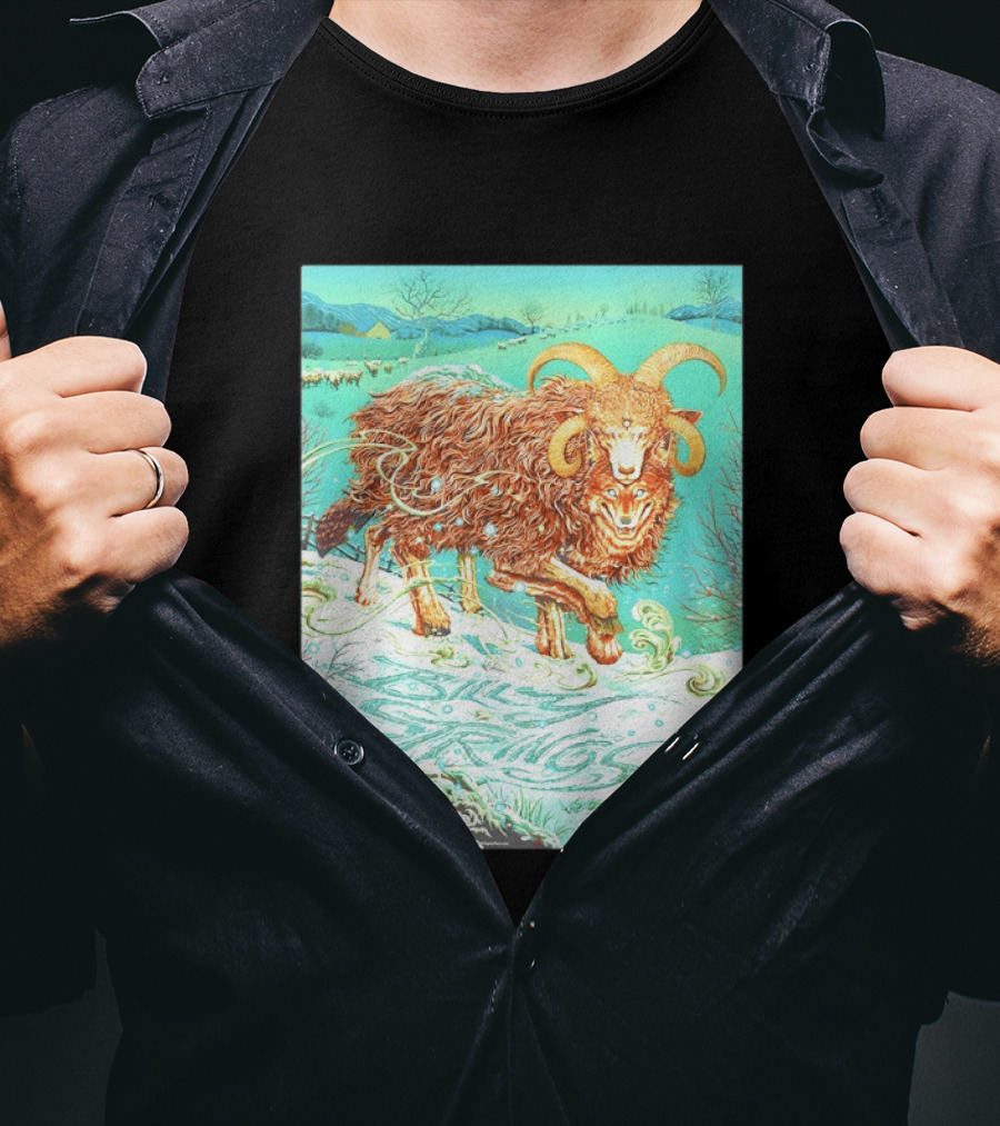 Billy Strings Asheville North Carolina 2026 Sheep Face T-Shirt