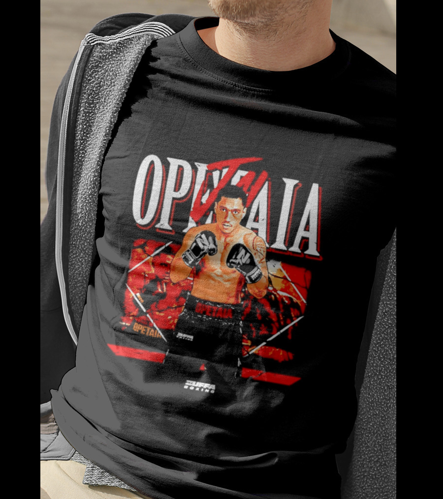 Jai Opetaia Boxing Zuffa Fighter Dynamic Pose T-Shirt