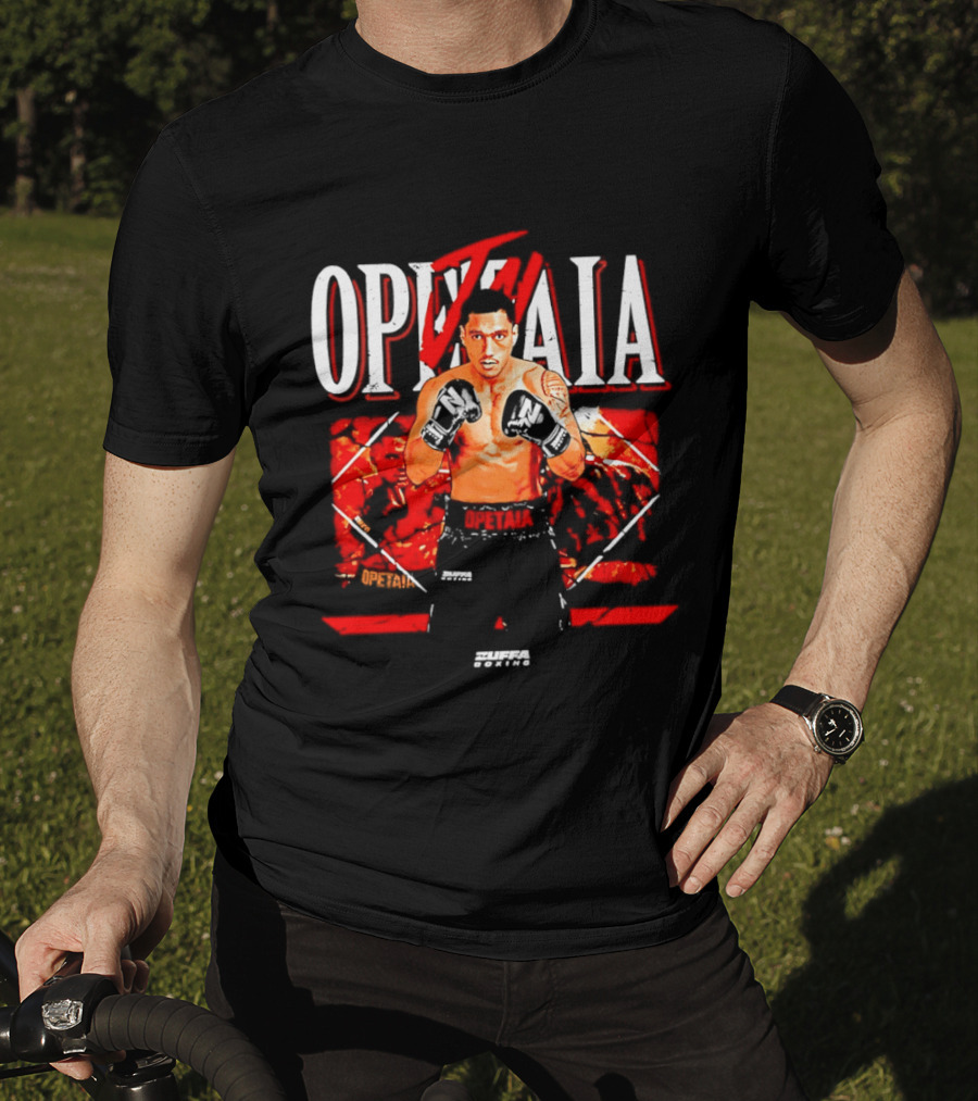Jai Opetaia Boxing Zuffa Fighter Dynamic Pose T-Shirt