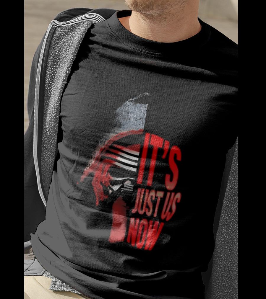 Kylo Ren It's Just Us Now Red Mask T-Shirt