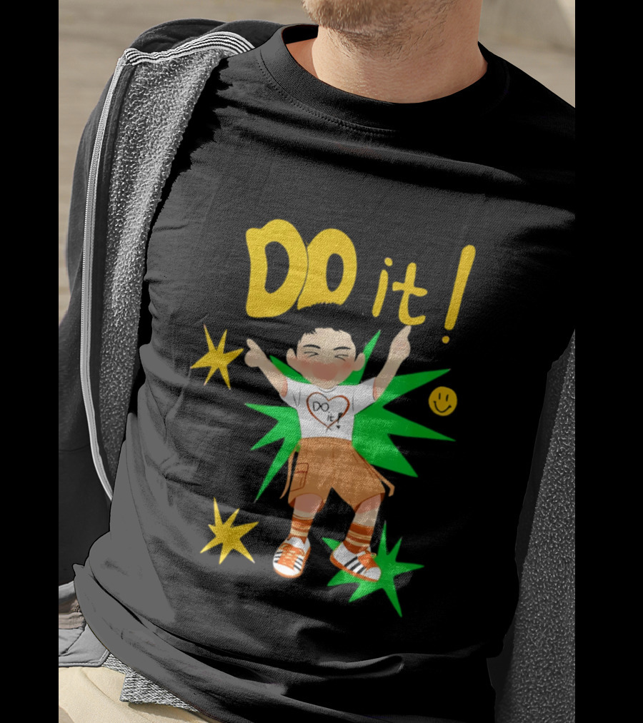 Do It Doh Kyungsoo Asia Concert Tour Cartoon Heart Starburst T-Shirt