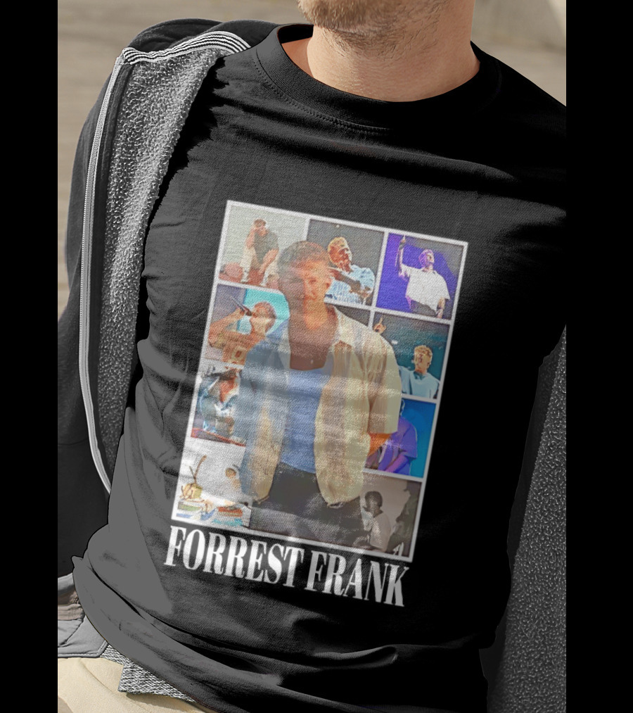 Forrest Frank Tour 2023 Live Performance Collage T-Shirt