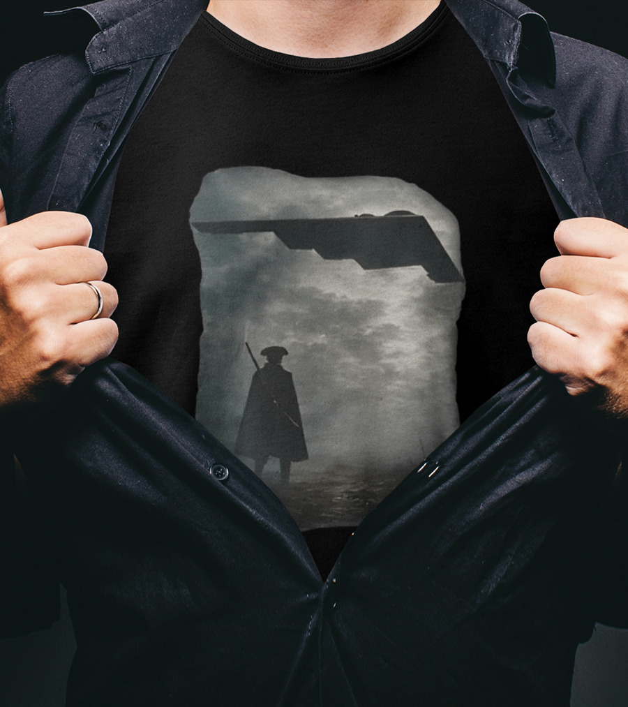 Freedom Dorito Revolutionary War Soldier With Stealth Bomber T-Shirt