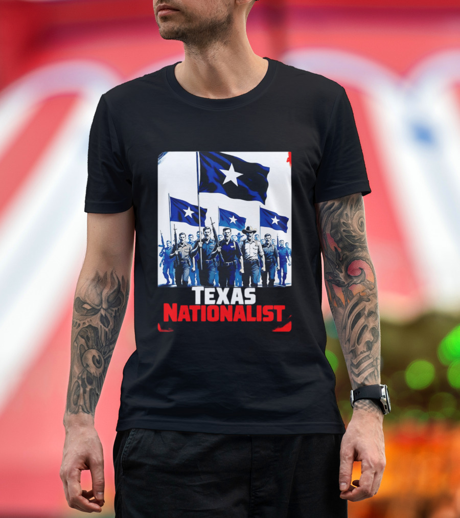 Texas Nationalist A New Texas Revolution Is Coming Patriotic Flag T-Shirt