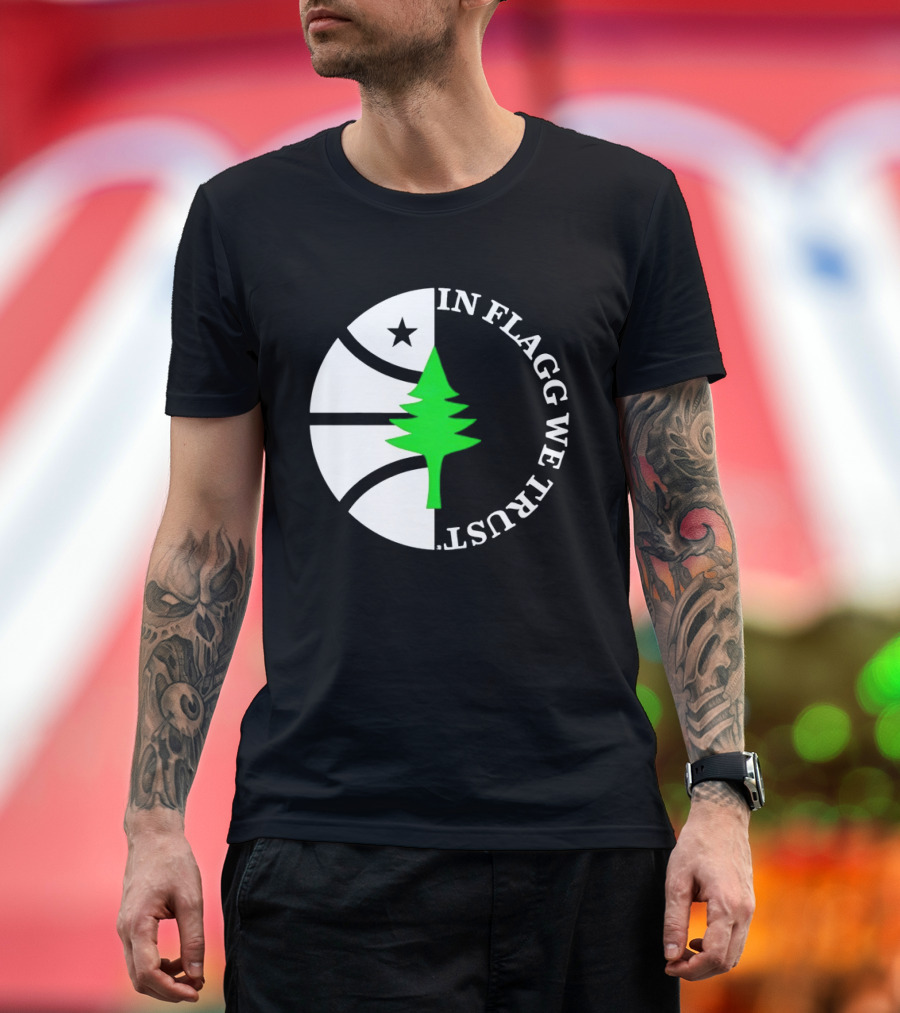 Naji Marshall In Flagg We Trust Basketball Tree Star T-Shirt