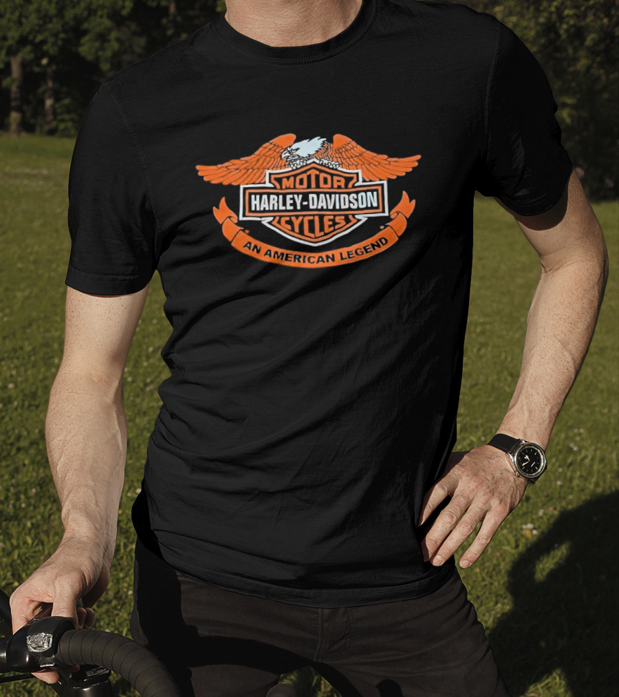 Harley Davidson Motor Cycles An American Legend Eagle T-Shirt