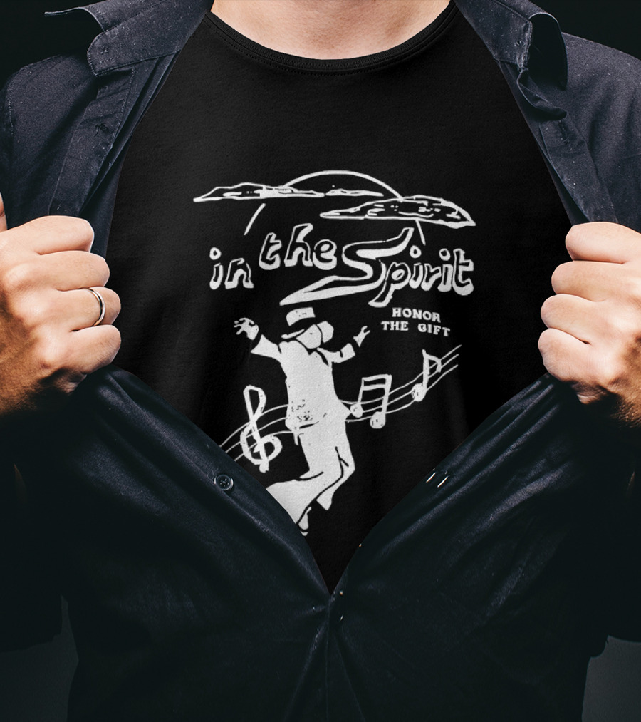 In The Spirit Honor The Gift Dancing Music Notes T-Shirt