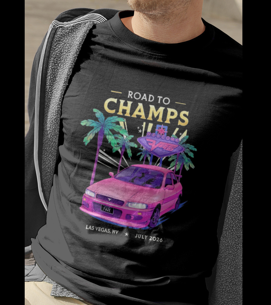 Road To Champs Faze Welcome Las Vegas 2026 T-Shirt