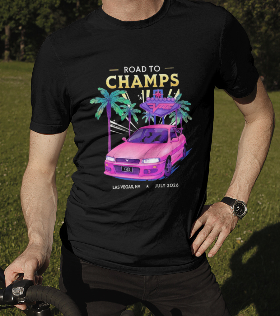 Road To Champs Faze Welcome Las Vegas 2026 T-Shirt