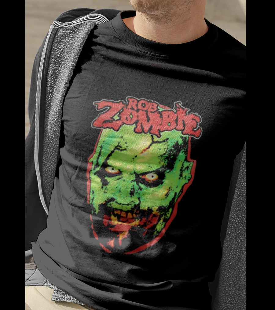 Rob Zombie Bring Out Your Dead Green Zombie Head T-Shirt