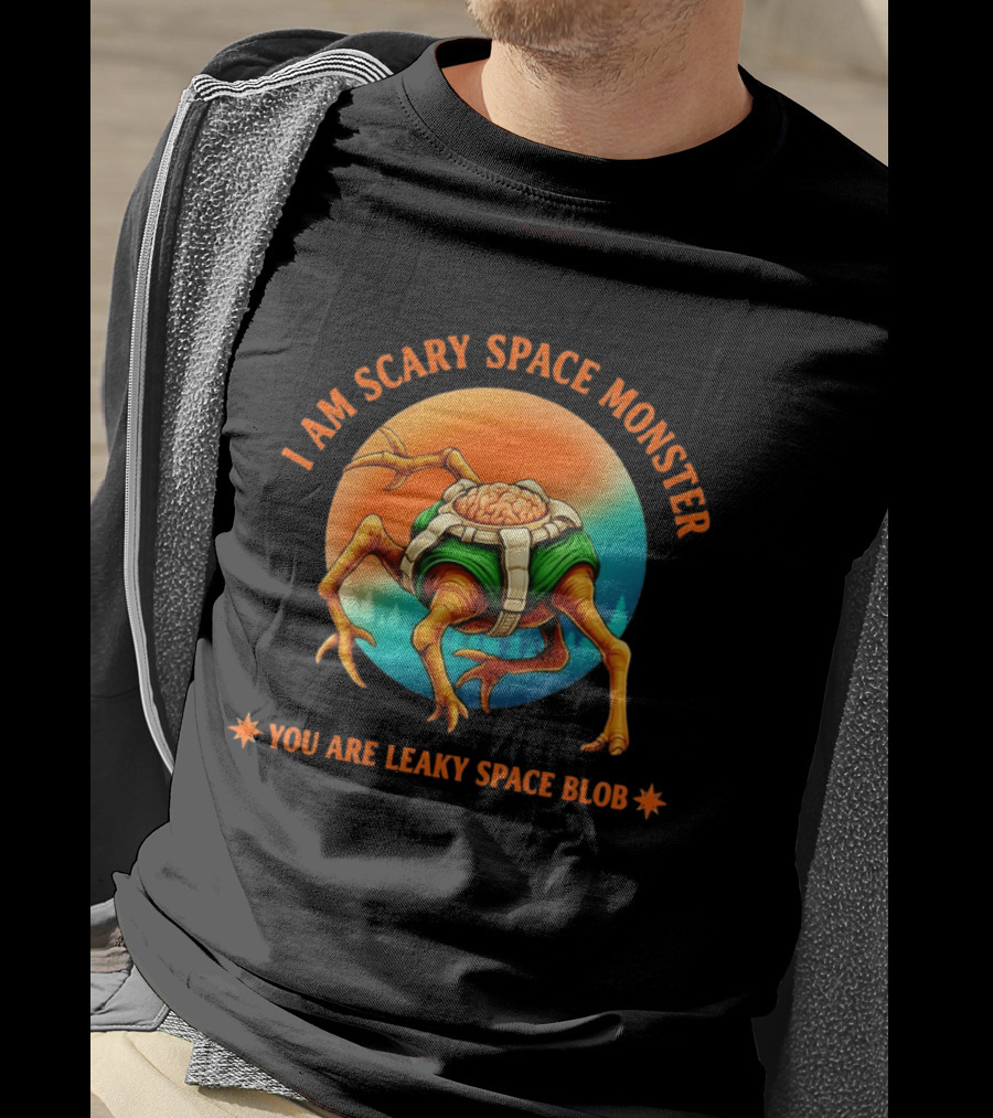 Rocky Project Hail Mary I Am Scary Space Monster You Are Leaky Space Blob T-Shirt