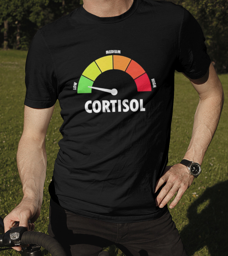 Low Medium High Cortisol Meter T-Shirt