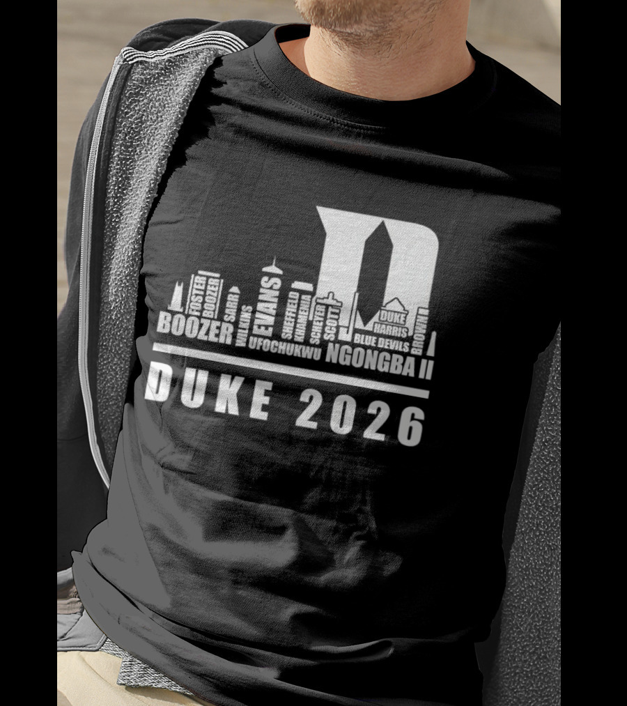 Duke 2026 Skyline Boozer Evans McCorkle Li T-Shirt