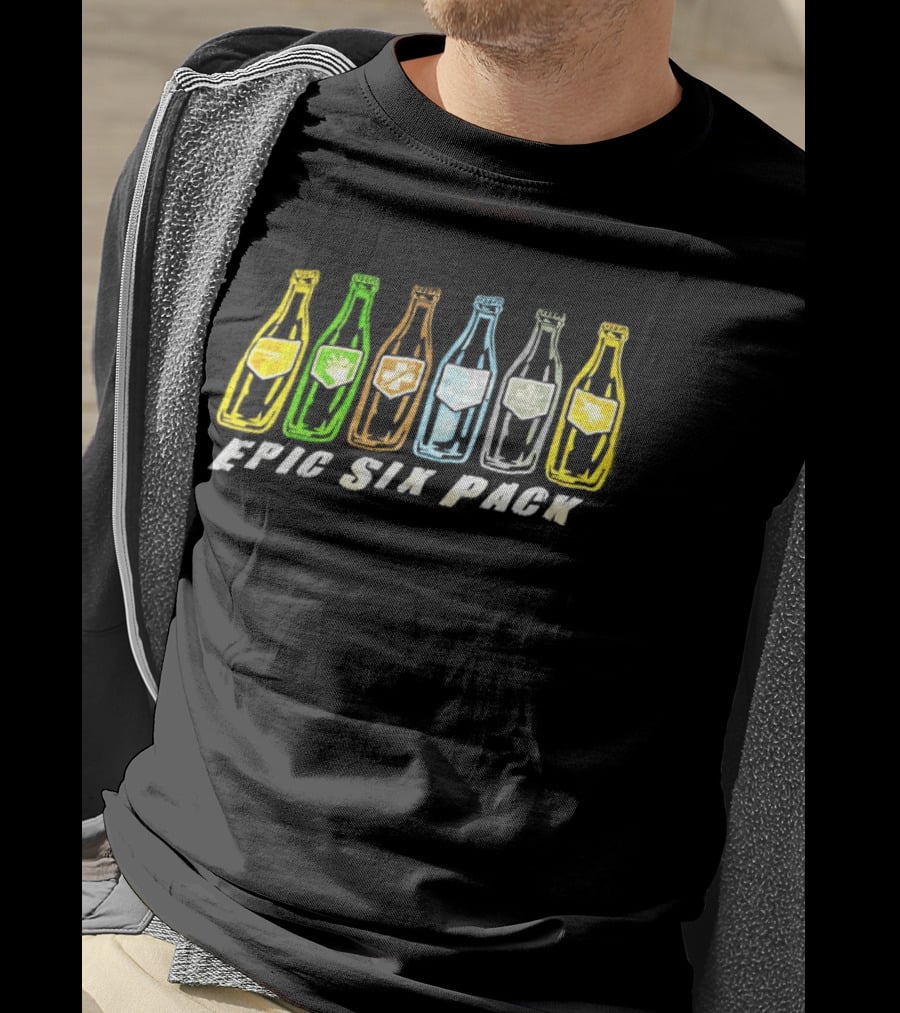Epic Six Pack Bottles Set T-Shirt