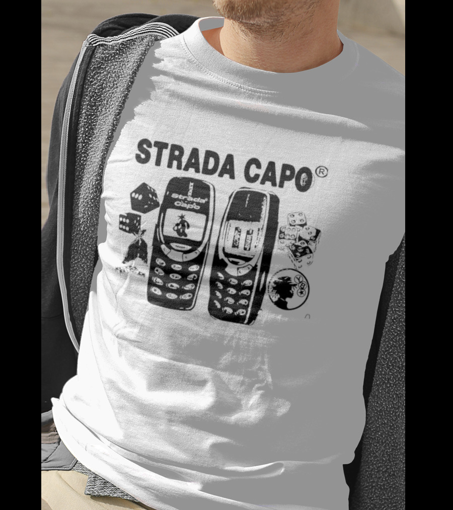 Strada Capo Snake Game Nostalgia Classic Phones T-Shirt