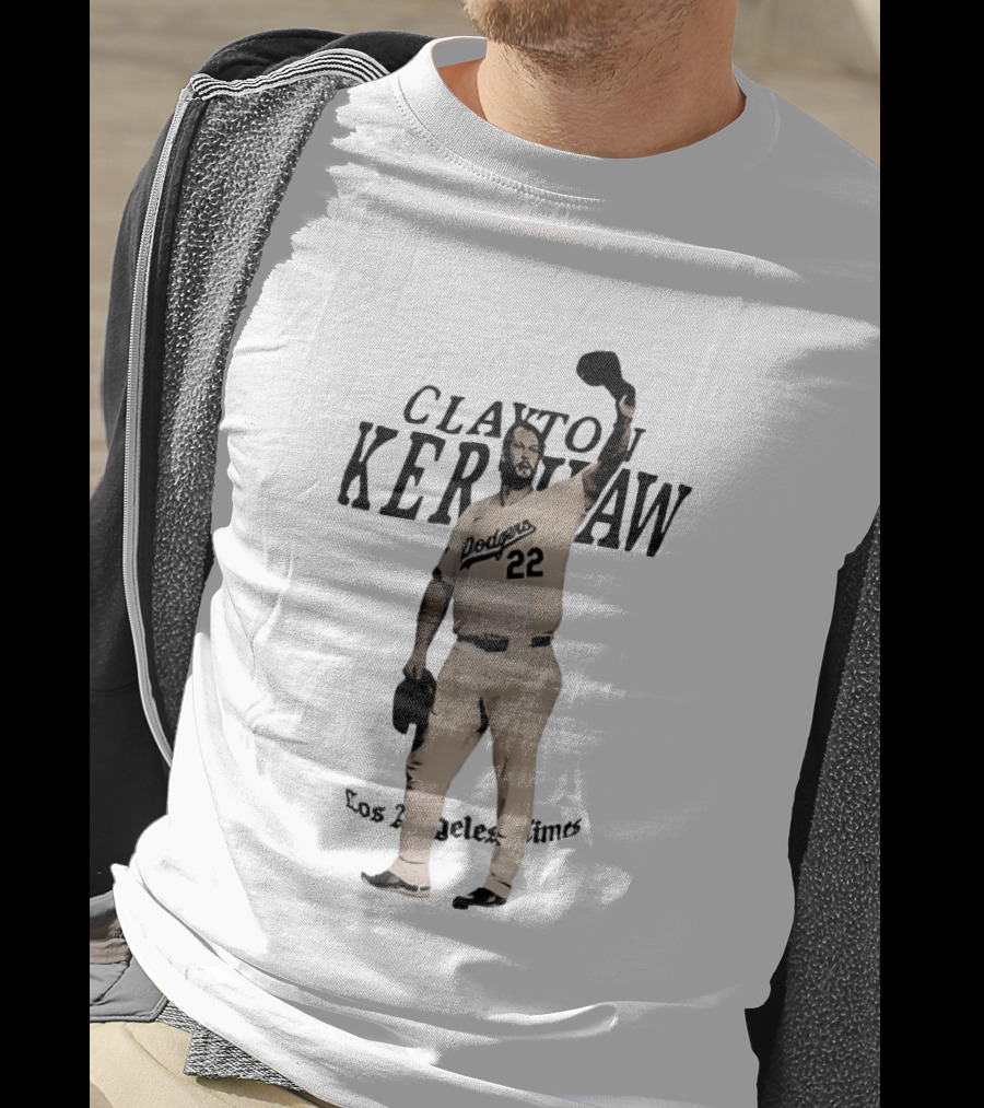 Clayton Kershaw Los Angeles Dodgers MLB 22 Baseball T-Shirt