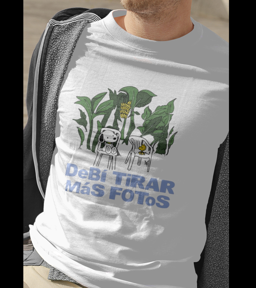 Peanuts Characters Snoopy Woodstock Debí Tirar Más Fotos Banana Plantation T-Shirt