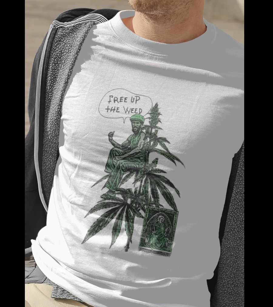 Free Up The Weed Lee Scratch Perry Cannabis T-Shirt
