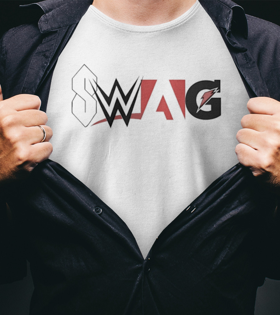 SWAG Stussy S WWE Adobe Gatorade Mashup T-Shirt