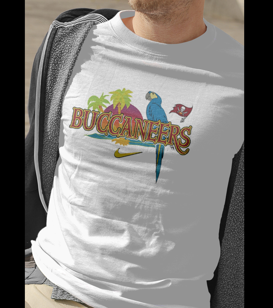 Tampa Bay Buccaneers Tropical Parrot Nike Buccaneers T-Shirt