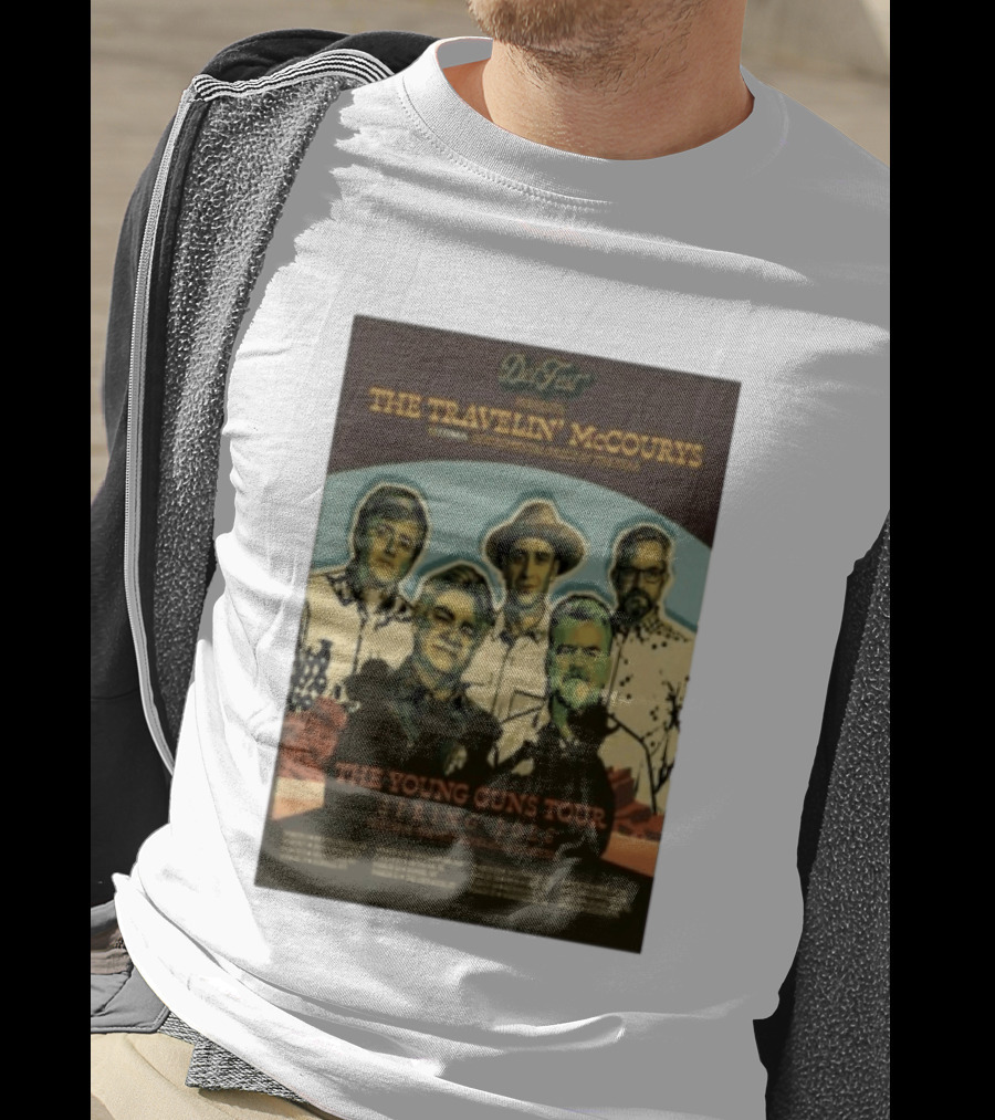 DelFest Presents The Travelin' McCourys IBMA Instrumental Group Of The Year The Young Guns Tour Spring 2026 Featuring The Next Generation Of Pickers T-Shirt