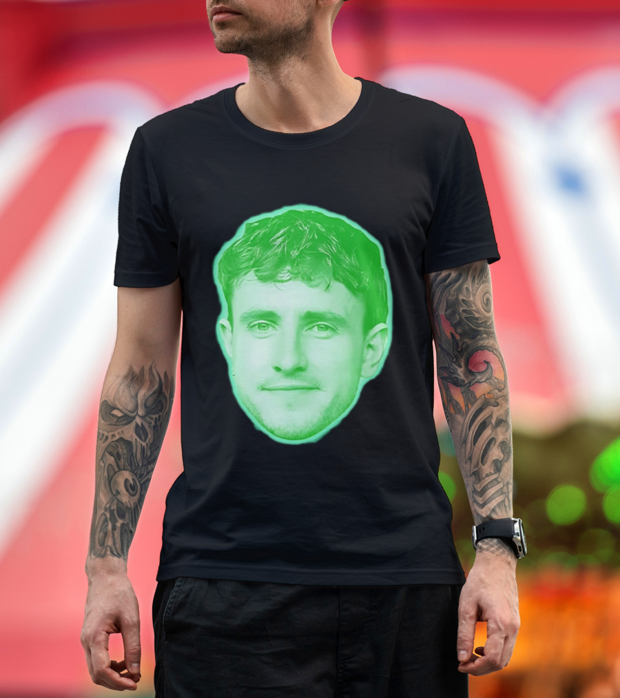 Paul Mescal Green Face St Patrick's Day 2026 T-Shirt