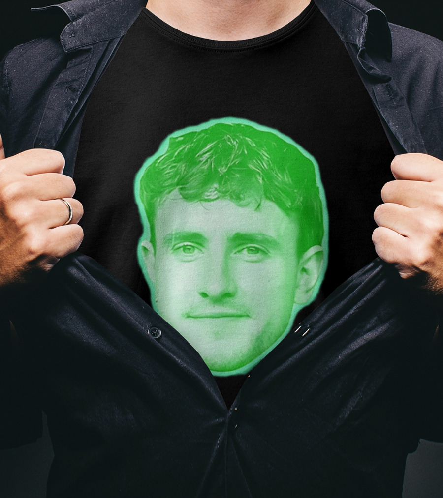 Paul Mescal Green Face St Patrick's Day 2026 T-Shirt