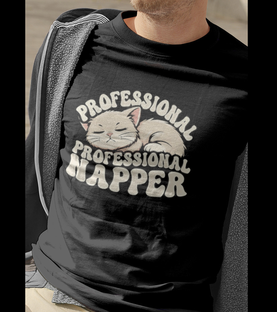 Professional Napper Cat Sleeping Cozy T-Shirt