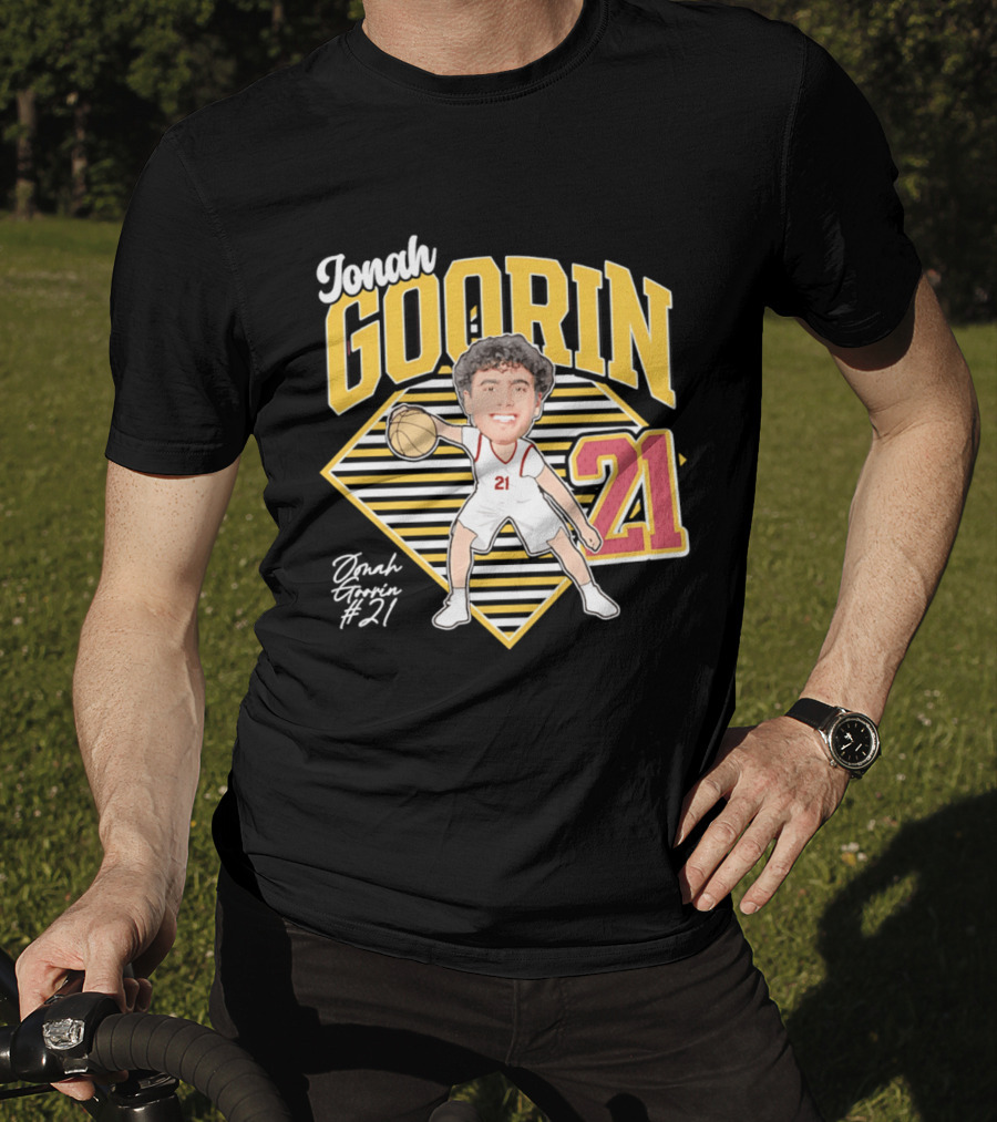 Jonah Goorin Basketball Caricature 21 USC Trojans 2026 T-Shirt