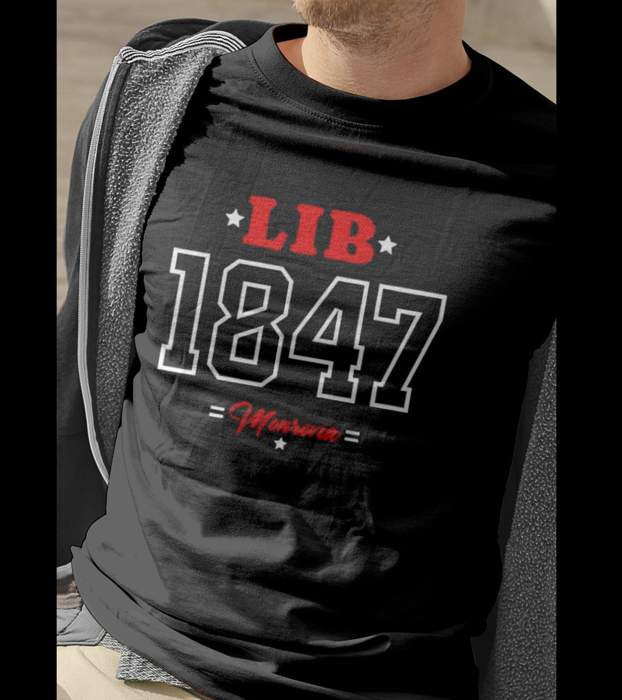 Lib 1847 Monrovia Heritage Liberia T-Shirt