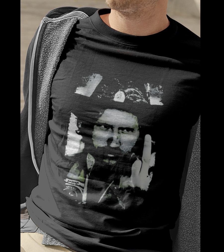 Dale Earnhardt Racing Iconic Gesture Nascar Legend T-Shirt