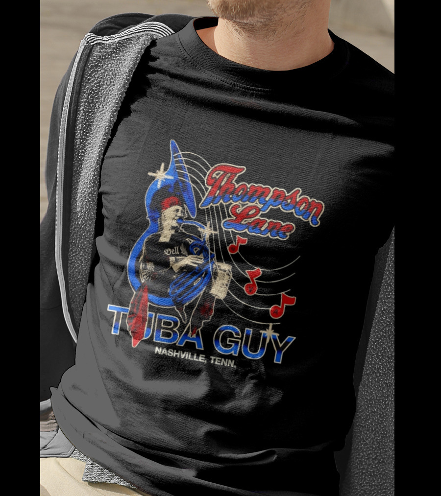 Thompson Lane Tuba Guy Music Sell Nashville Tenn T-Shirt