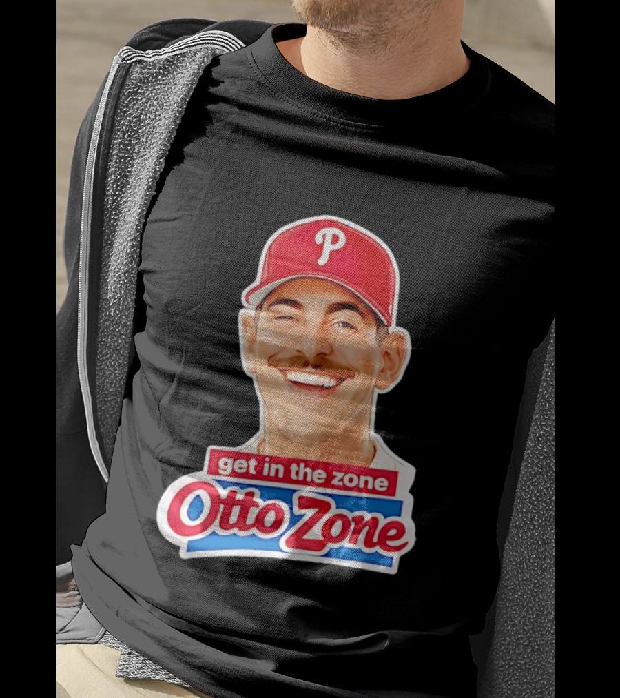 Philadelphia Phillies Mike Schmidt Get In The Zone Otto Zone T-Shirt
