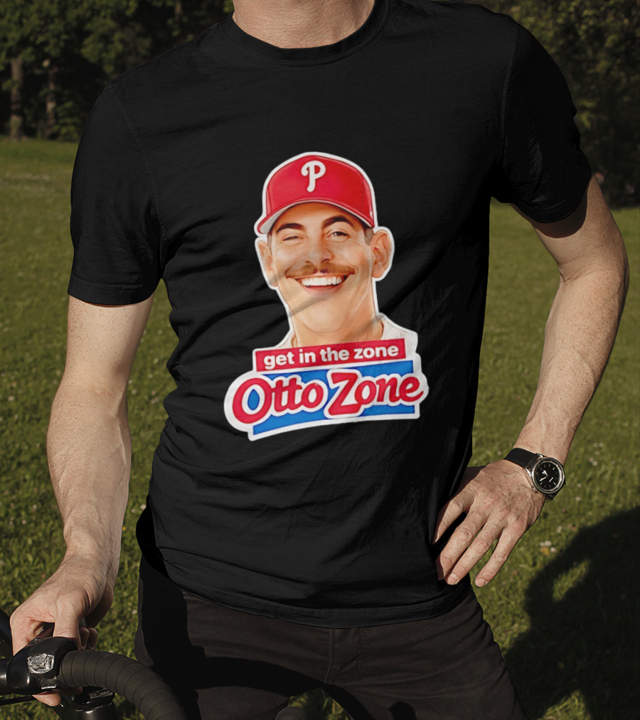 Philadelphia Phillies Mike Schmidt Get In The Zone Otto Zone T-Shirt