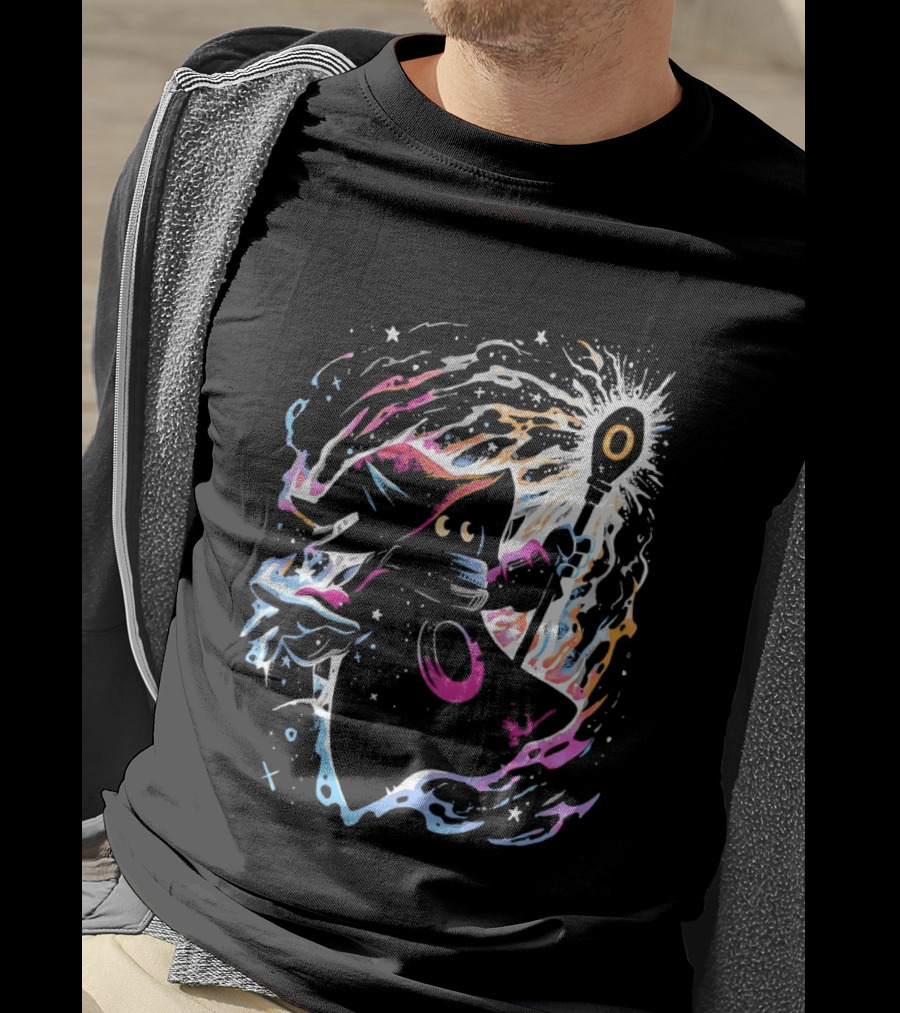 Orko Heroic Little Magician Cosmic Power Wand T-Shirt