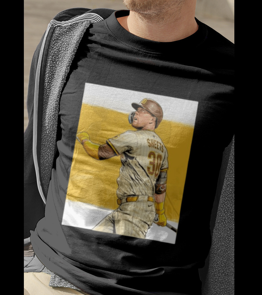 San Diego Padres Sheets 30 Baseball Player Action T-Shirt