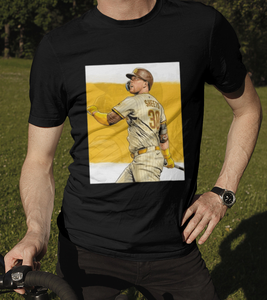 San Diego Padres Sheets 30 Baseball Player Action T-Shirt