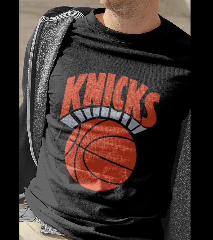 Knicks Basketball Orange Ball Classic Team T-Shirt
