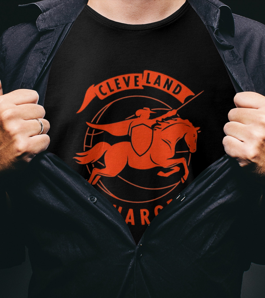 Cleveland Charge Basketball Team Knight Riding Horse T-Shirt