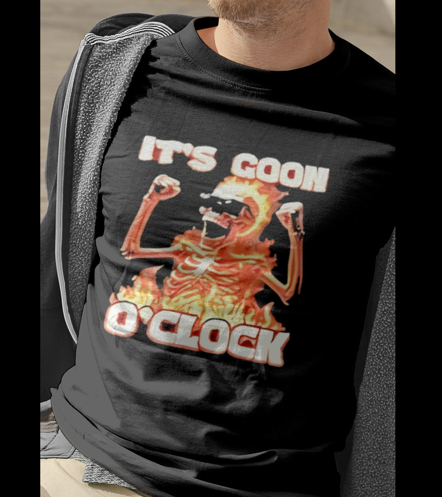 It's Goon O' Flaming Skeleton Fist Pump T-Shirt