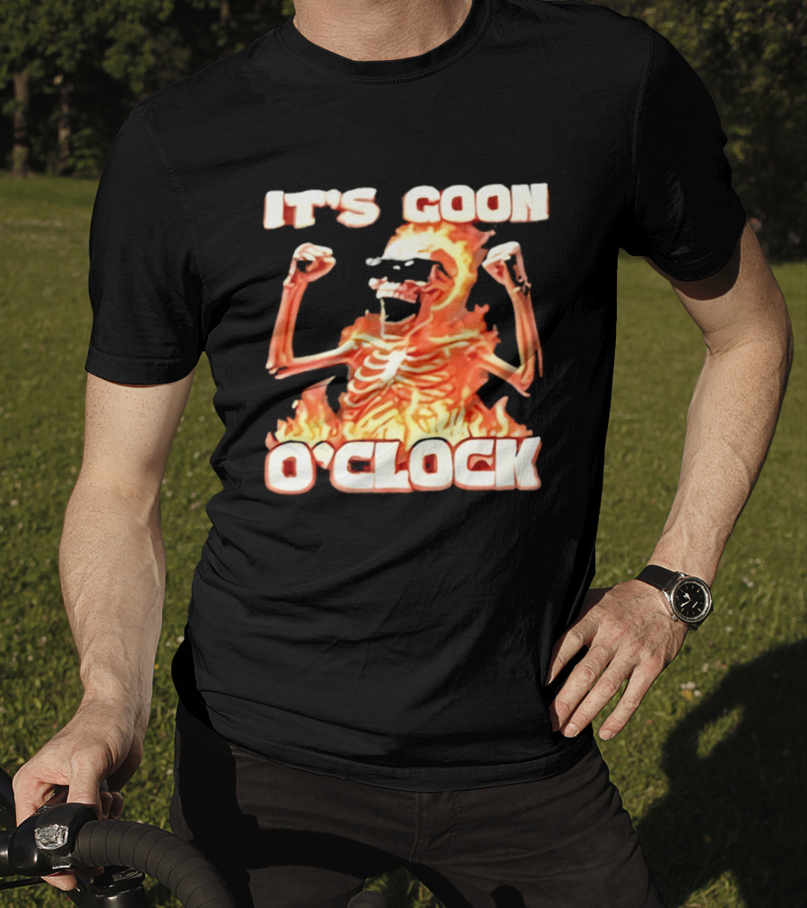 It's Goon O' Flaming Skeleton Fist Pump T-Shirt