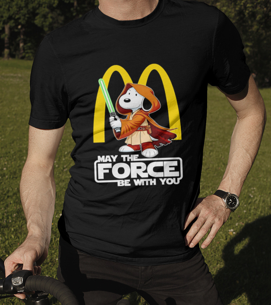 May The Force Be With You Snoopy Jedi McDonald's T-Shirt