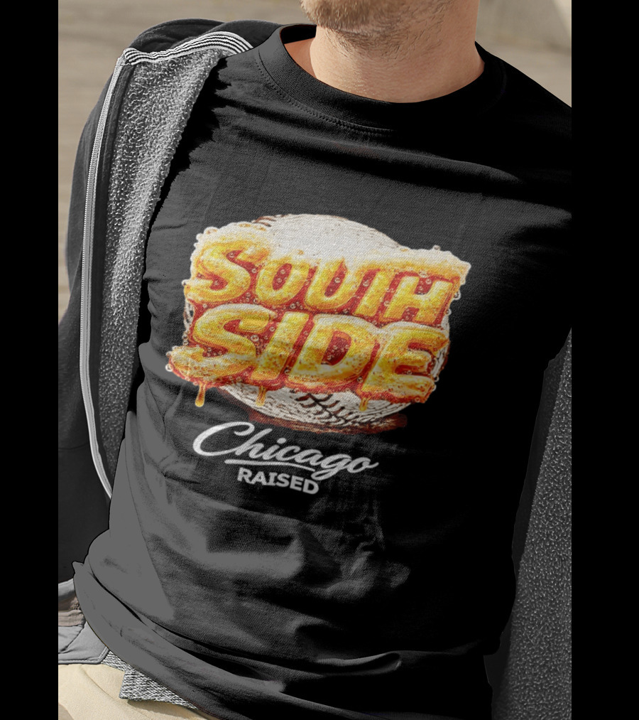 South Side Chicago Raised Baseball T-Shirt