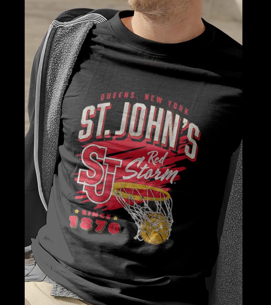 St John's Red Storm Basketball New York Since 1870 Queens T-Shirt