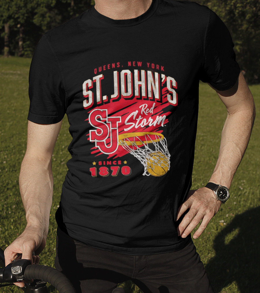 St John's Red Storm Basketball New York Since 1870 Queens T-Shirt