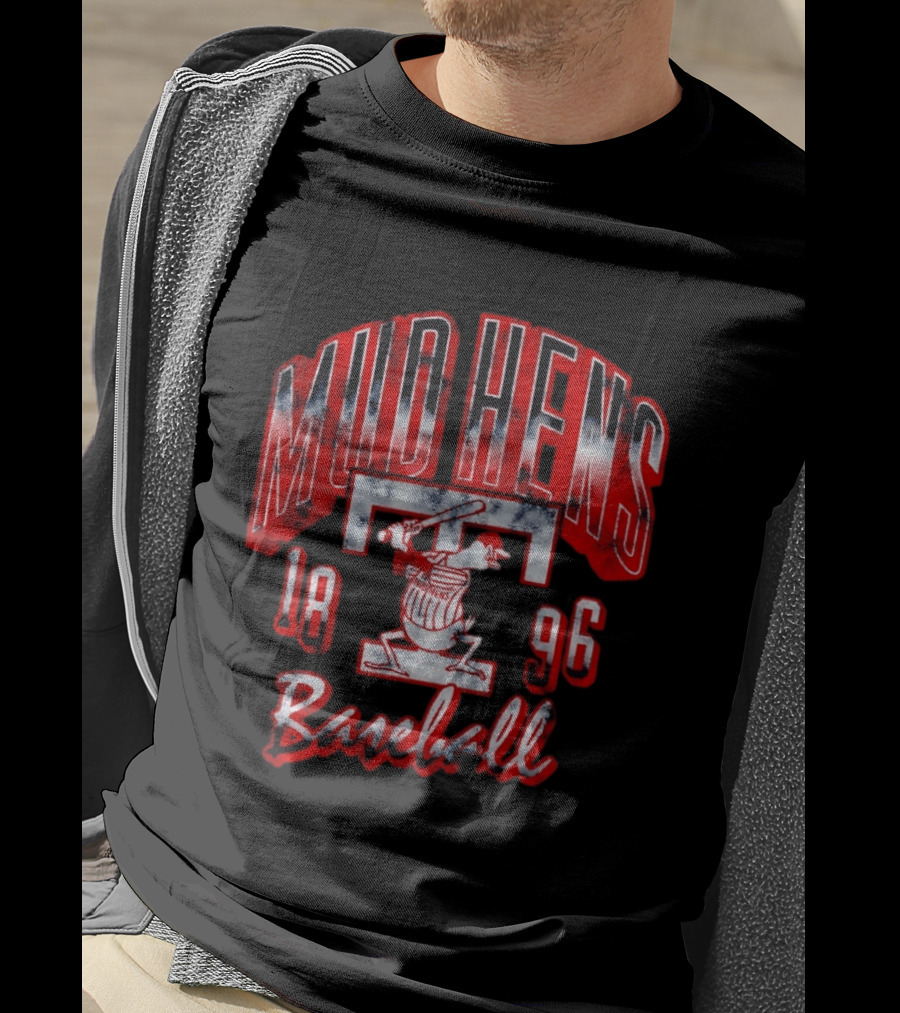 Toledo Mud Hens Baseball 1896 Retro Team Iconography T-Shirt