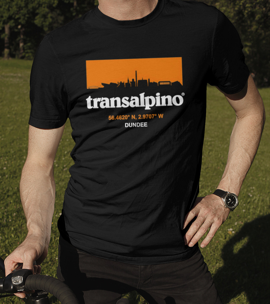 Transalpino Dundee Skyline 56.4691° N 2.9707° W T-Shirt
