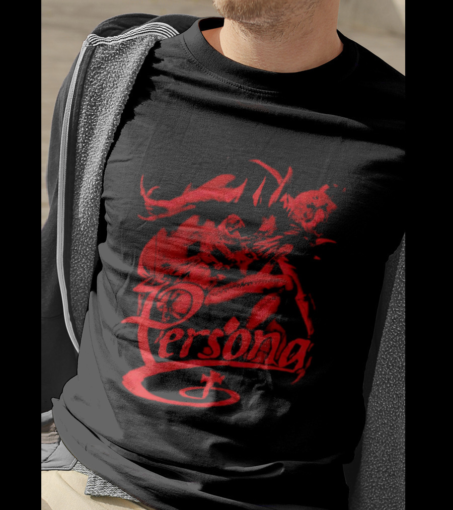 Persona Arsene Protagonist Red Gothic Anime T-Shirt